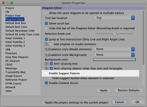 Disable Draw Suggest Feature by default