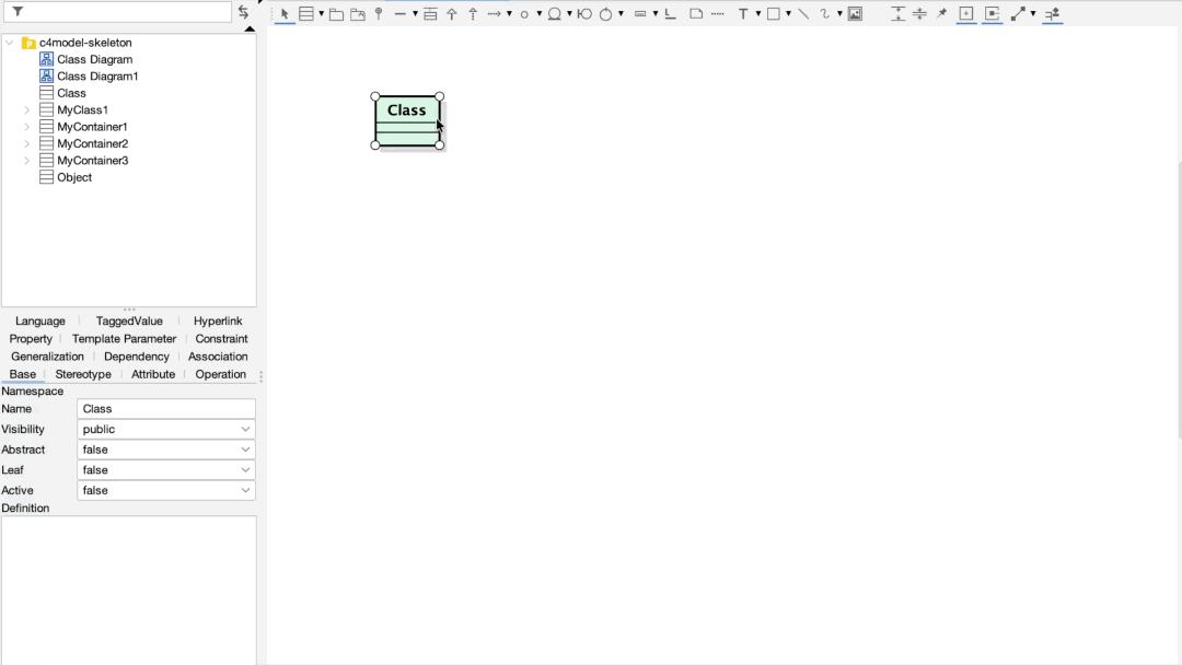 Creating C4 model in Action