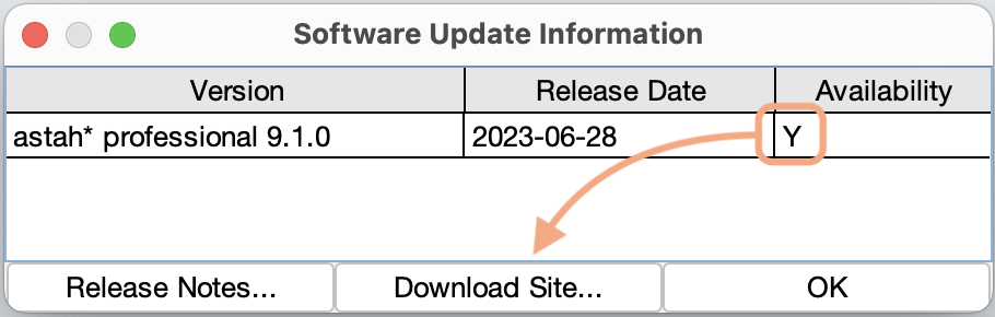 Software Update Availability