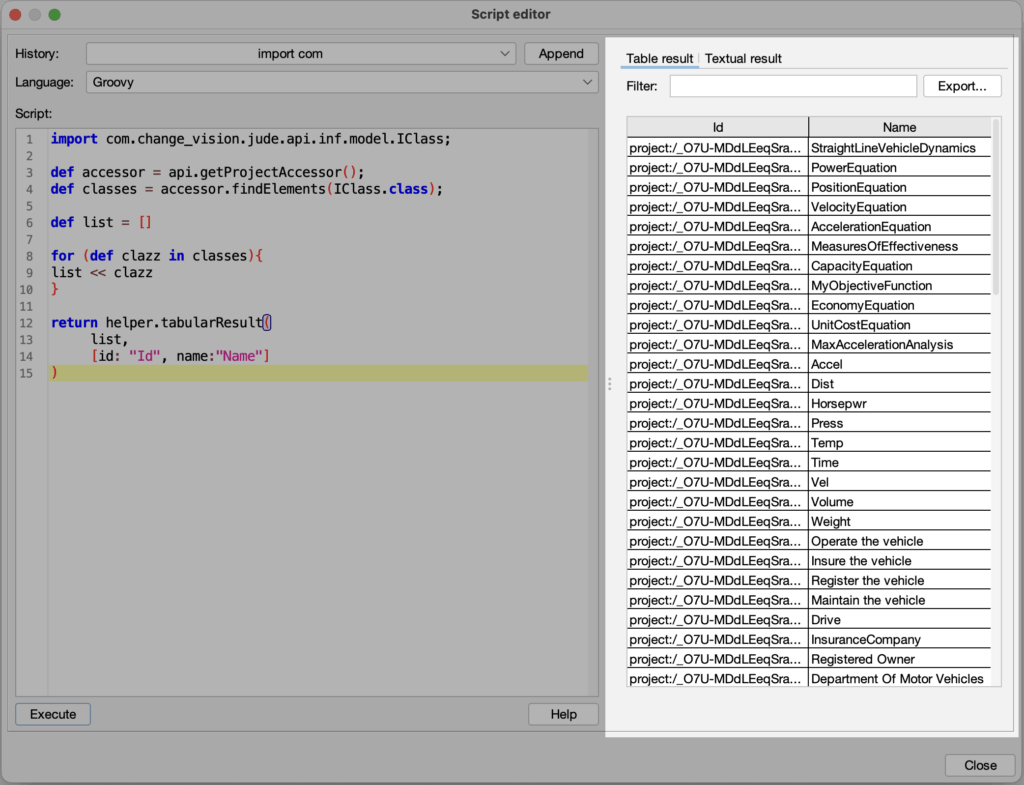Model-Driven Script Editor for Astah SysML and System Safety