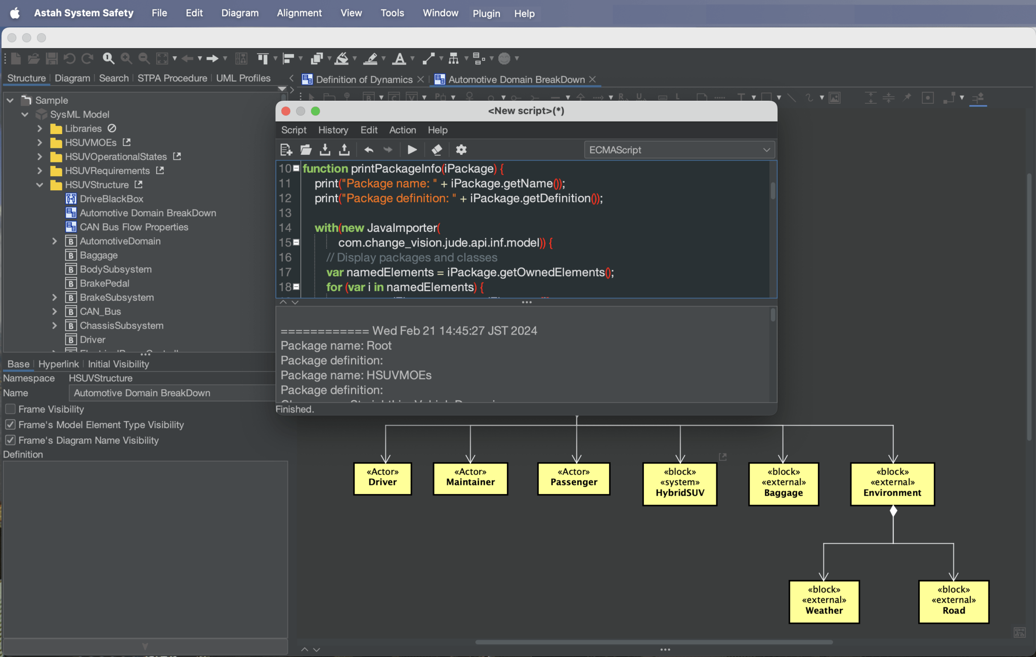 Uml Script Sample Scripts for Script Editor | Astah Professional and UML - Astah