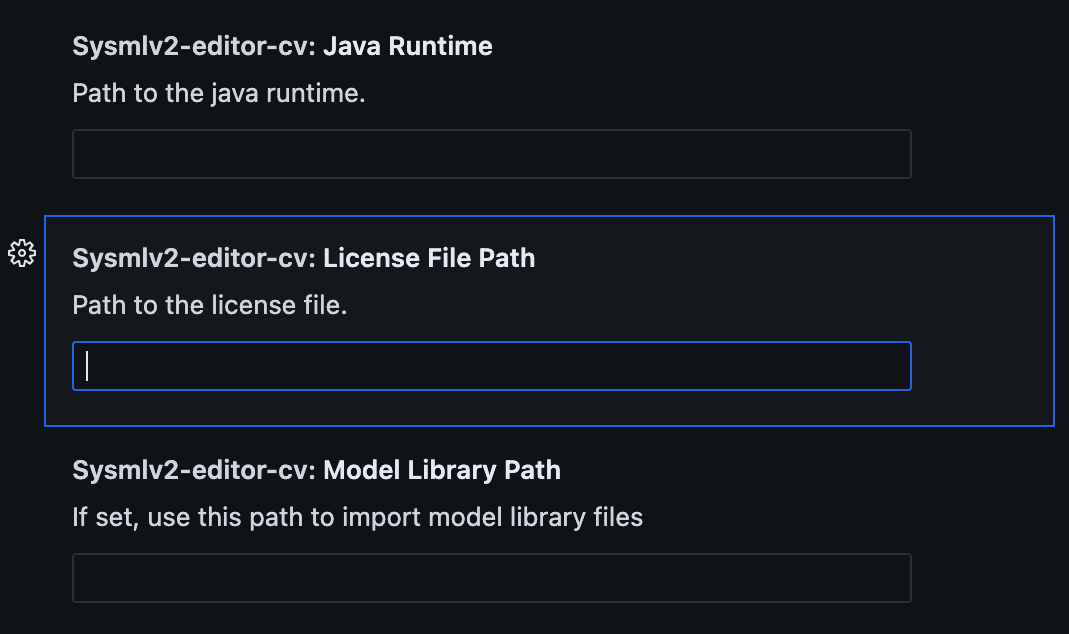 Setting up the trial license for SysML v2 Editor