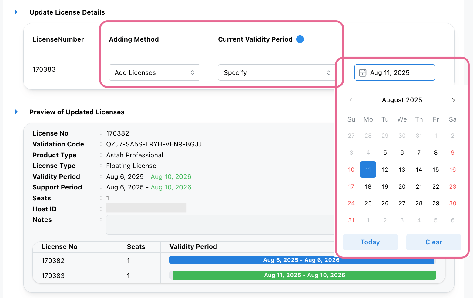 Adding More Seats to Astah Floating License with Specified Time Period