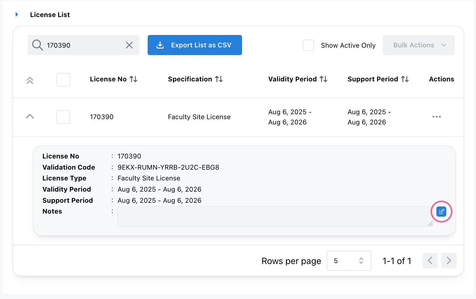 Adding Notes to Astah Faculty Site License