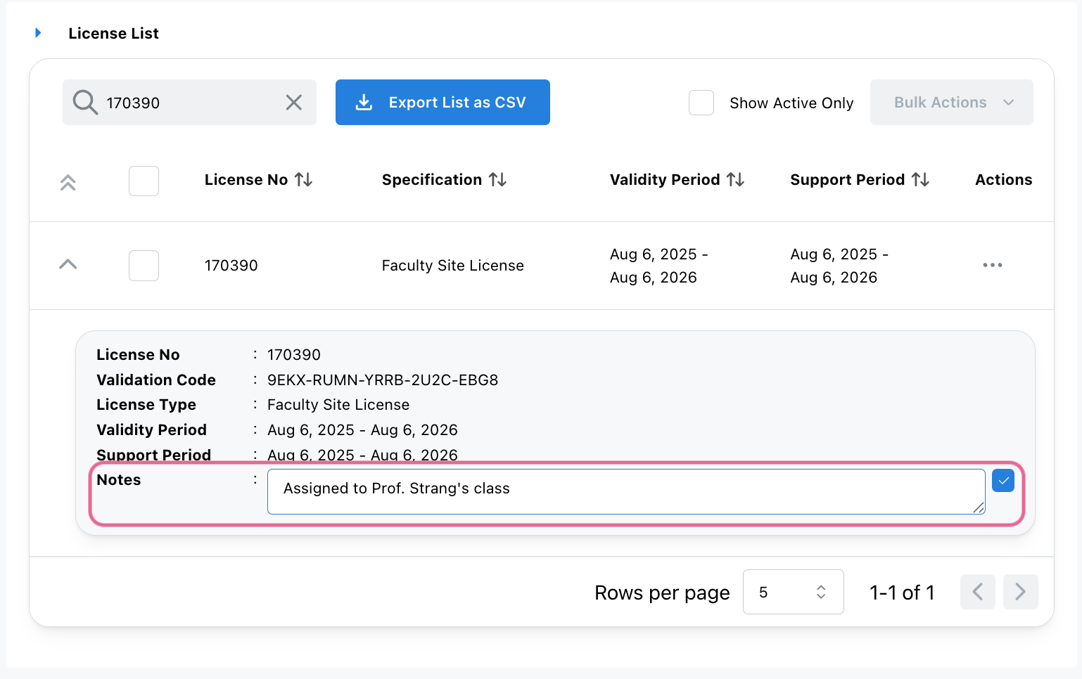 Adding Notes to Astah Faculty Site License