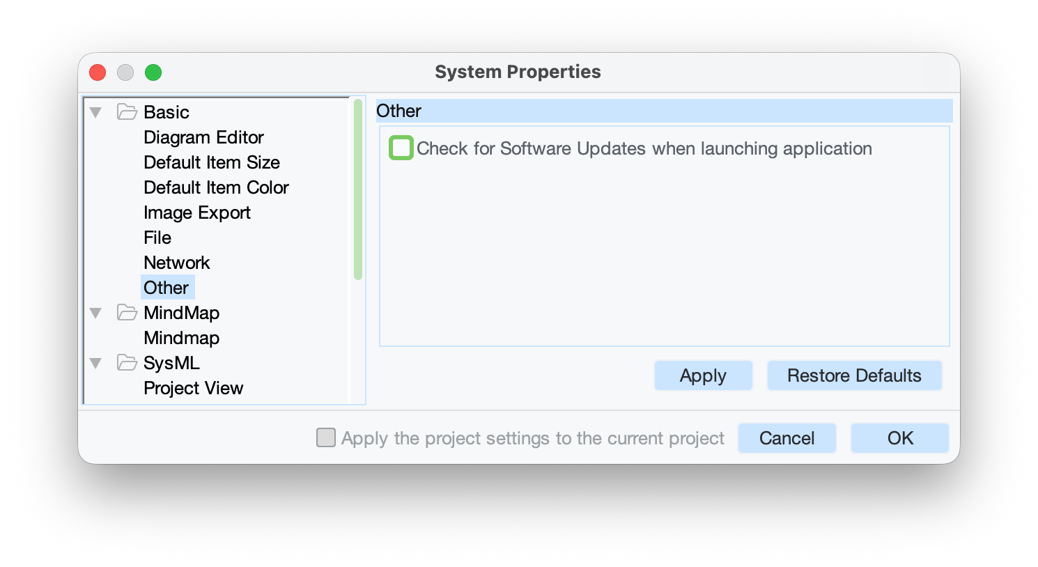 Astah SysML Internet Connection