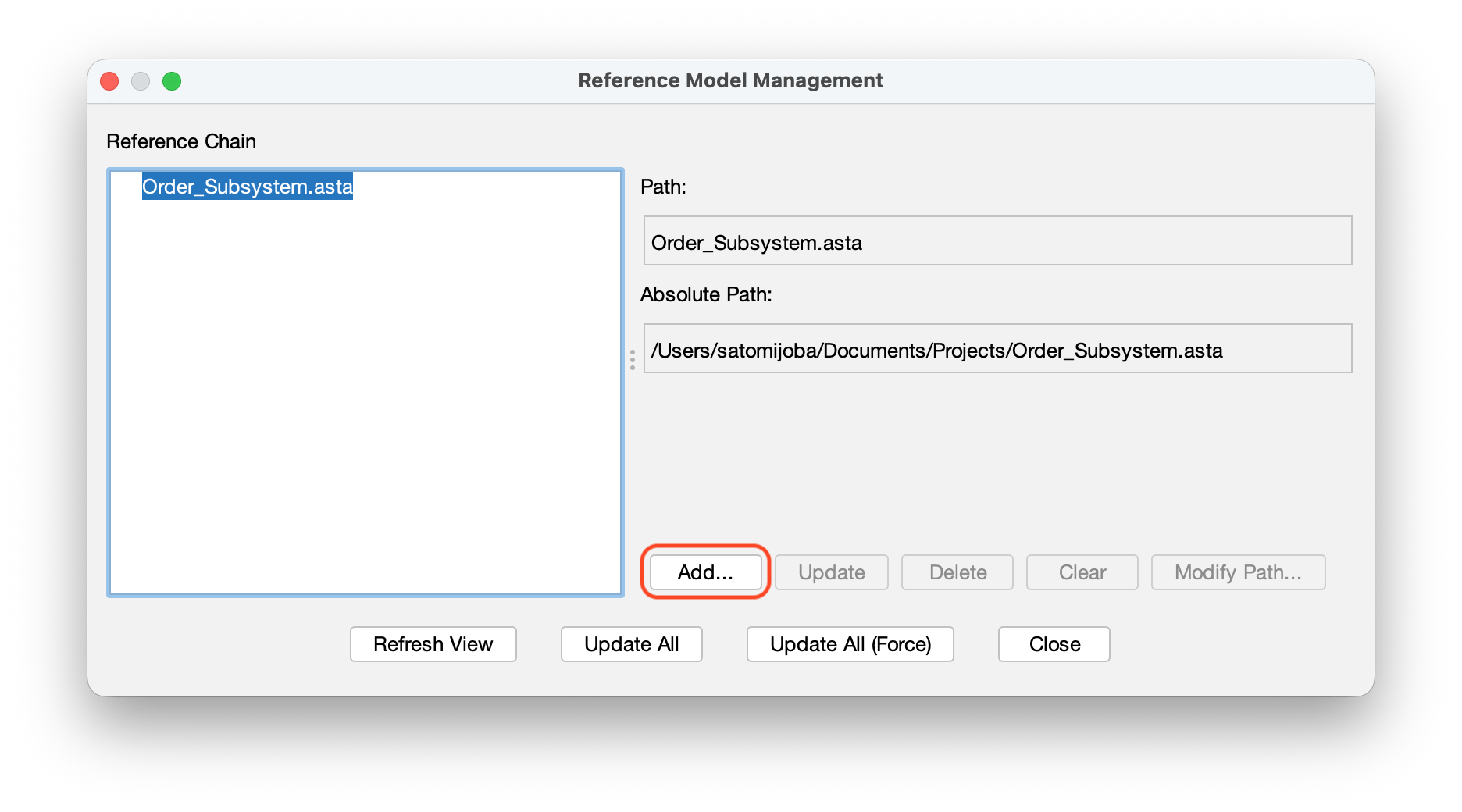 Add Your Reference File