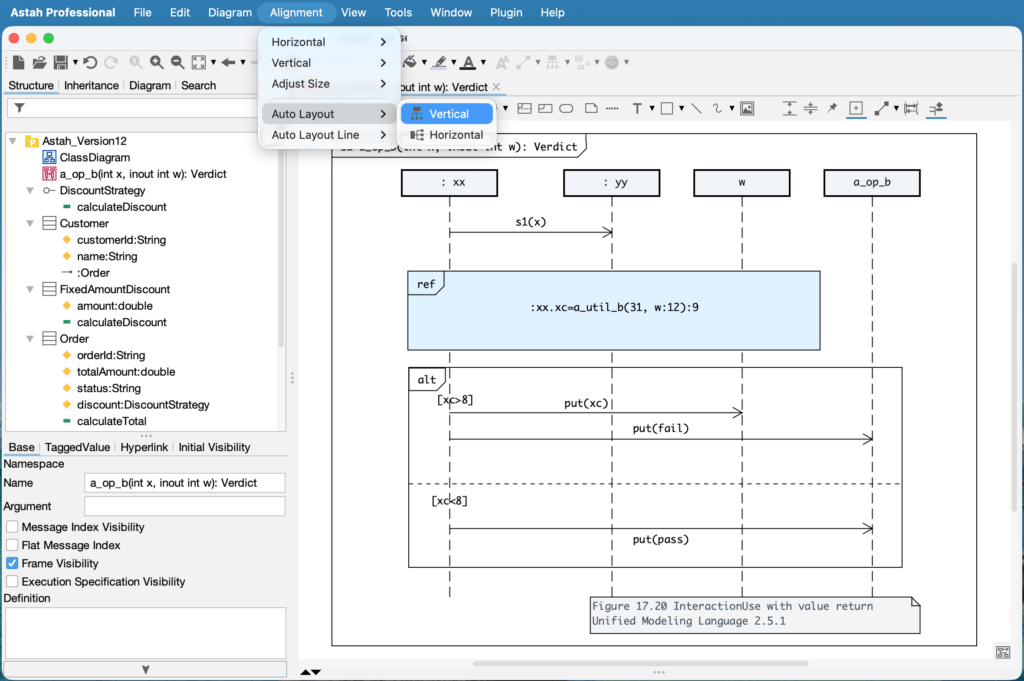 Astah Sequence Diagram Sample