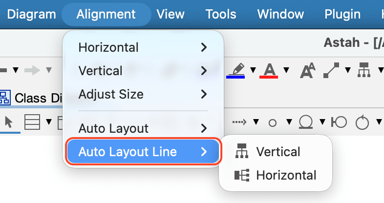 Auto Layout Line