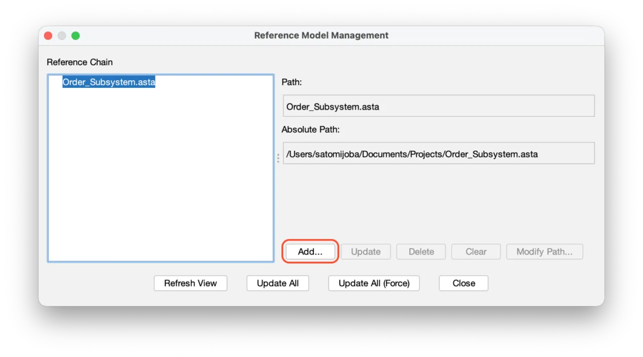Add Your Reference File