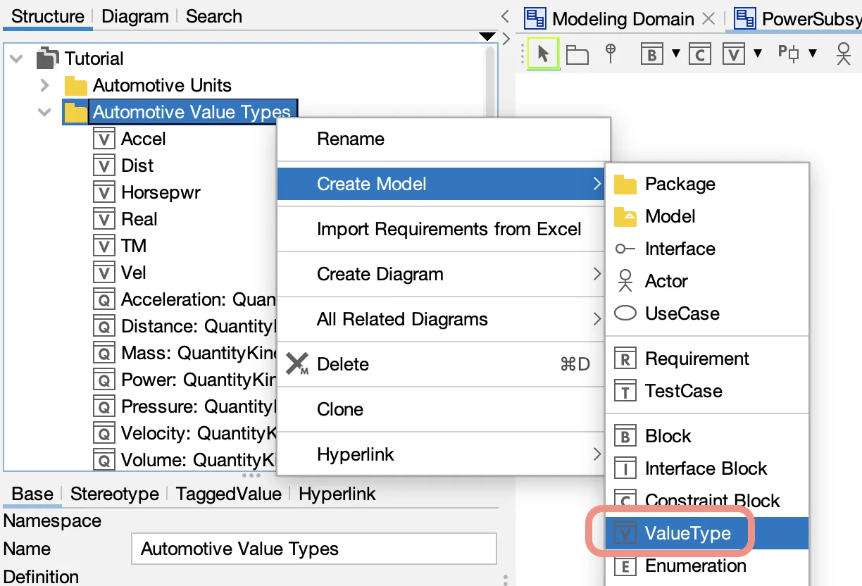 Add Value Types