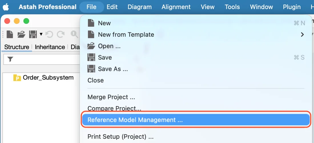 Reference Model Management