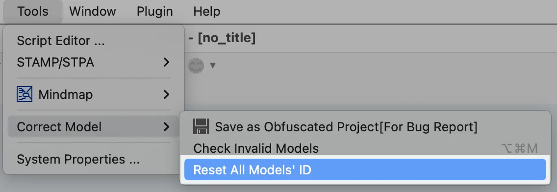 Reset Model IDs