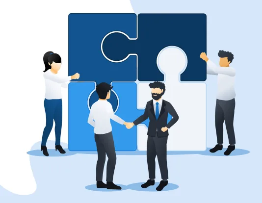 Illustration of the services offered by Change Vision, Inc.