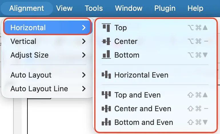 Align Horizontal