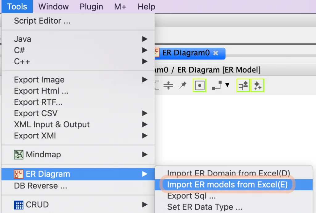 Import ER Models