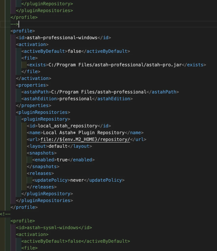 setting-xml-astah-professional